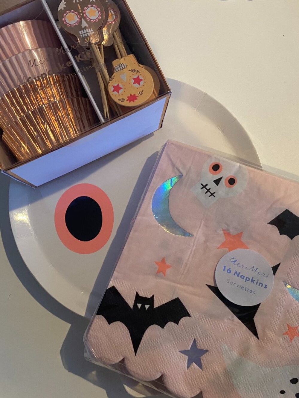 NWT Meri Meri Pink Halloween Pary supplies